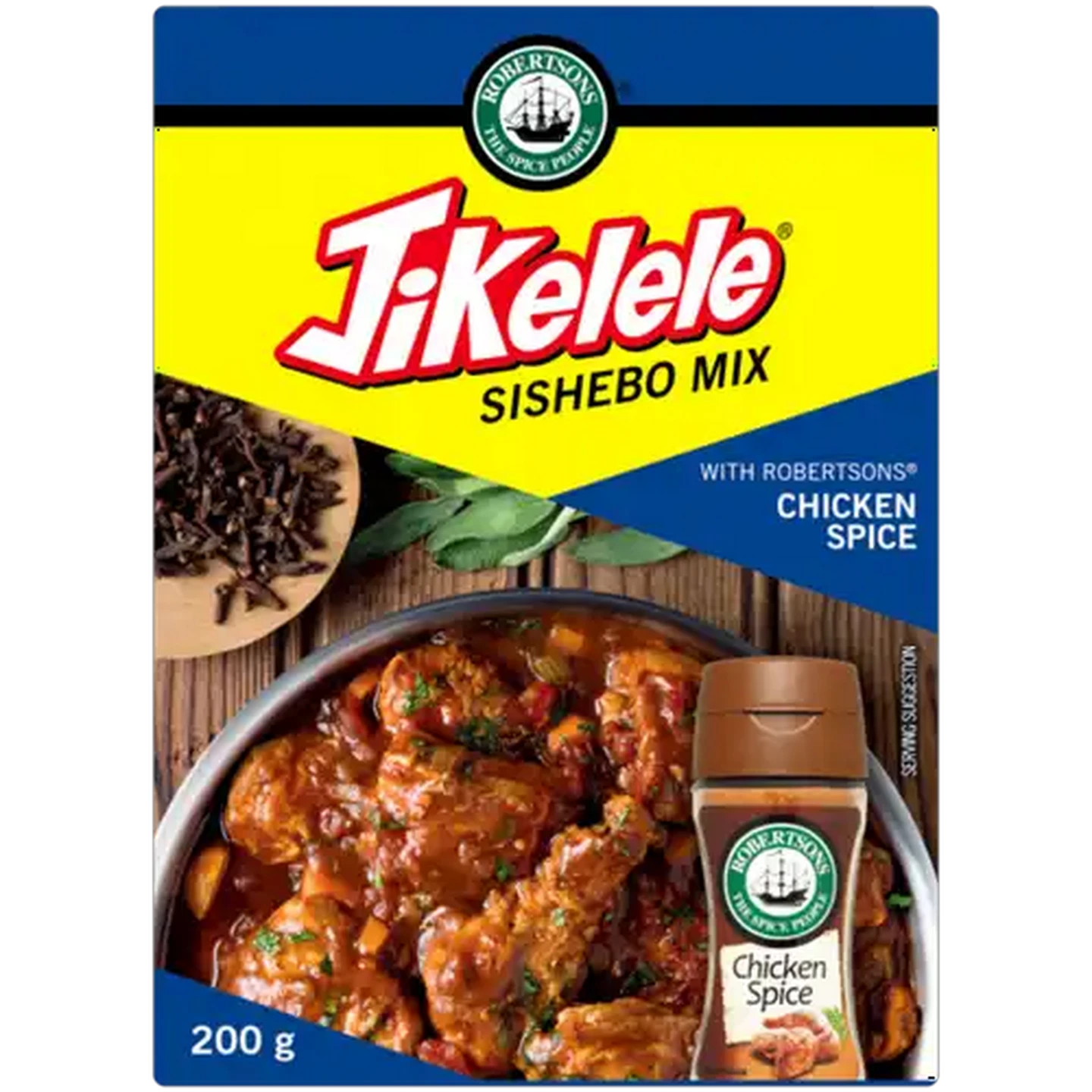 Image of Robertsons Jikelele All in One Sishebo Mix with Robertsons Chicken Spice 200g
