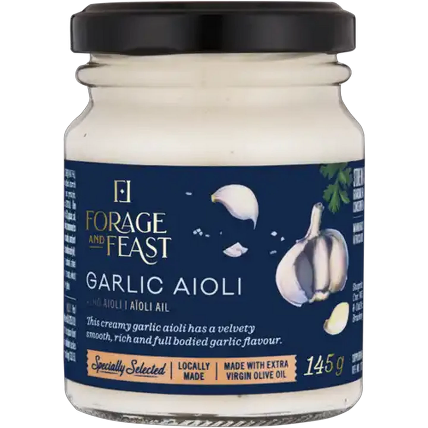 Image of Forage And Feast Garlic Aioli 145g