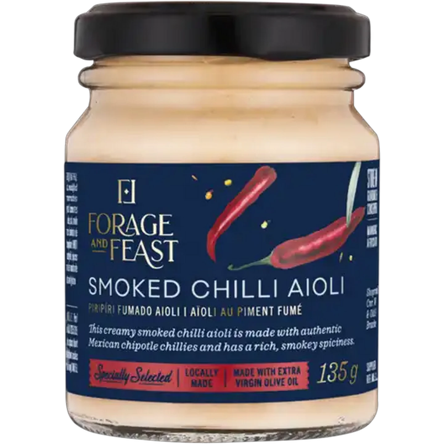 Image of Forage And Feast Smoked Chilli Aioli 135g