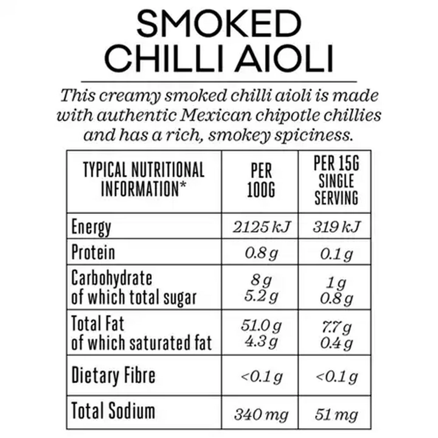 Image of Forage And Feast Smoked Chilli Aioli 135g