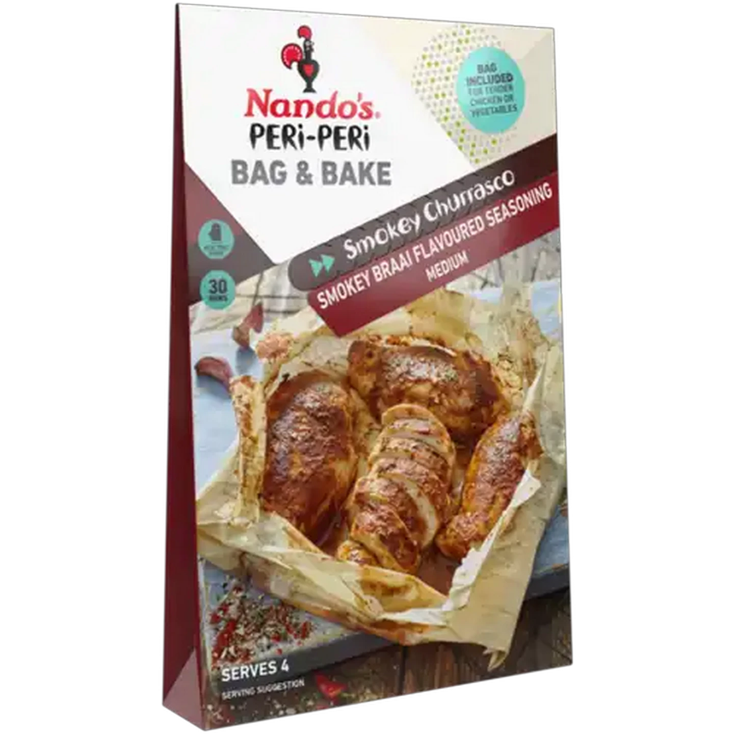Image of Nando's Smokey Churrasco Peri-Peri Bag & Bake 20g