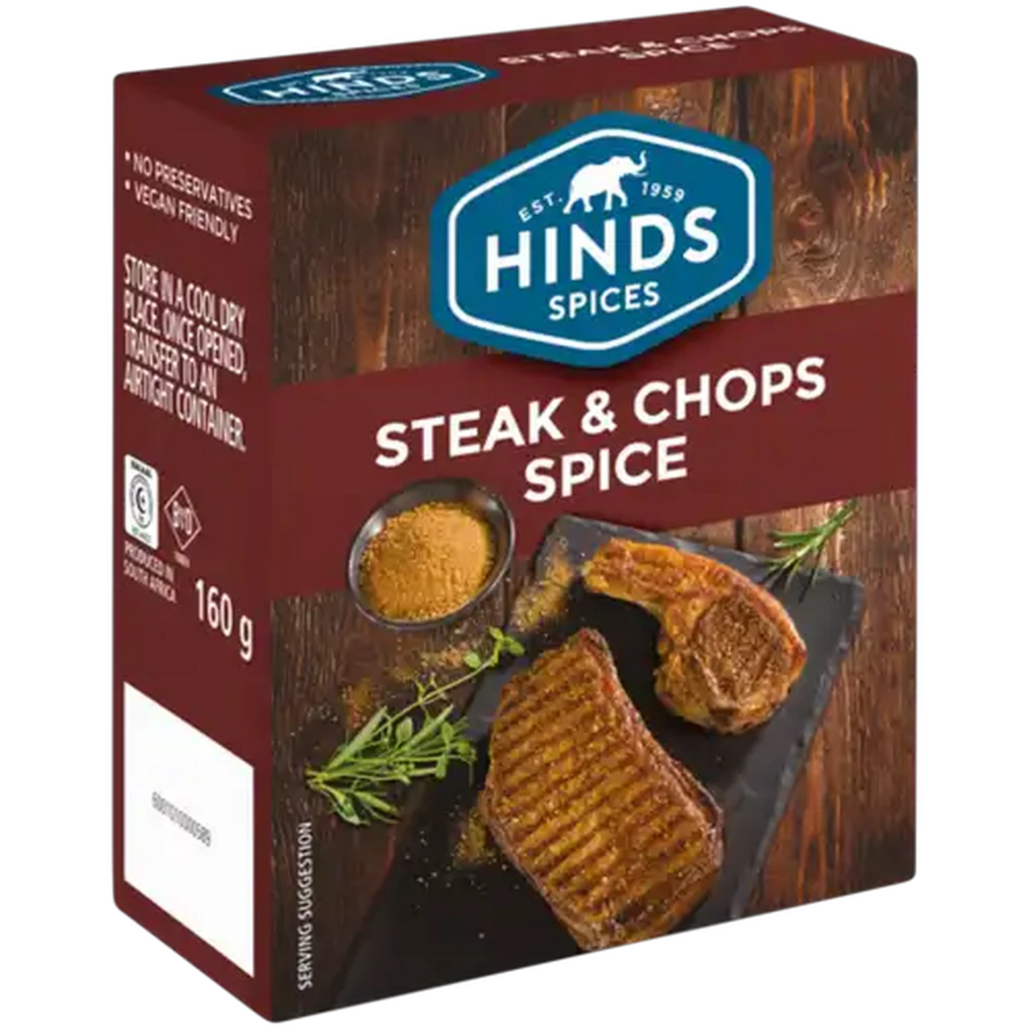 Image of Hinds Spices Steak & Chops Spice 160g