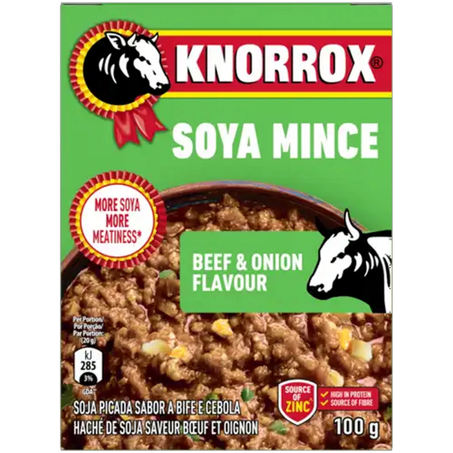 Image of Knorrox Beef & Onion Flavoured Soya Mince 100g