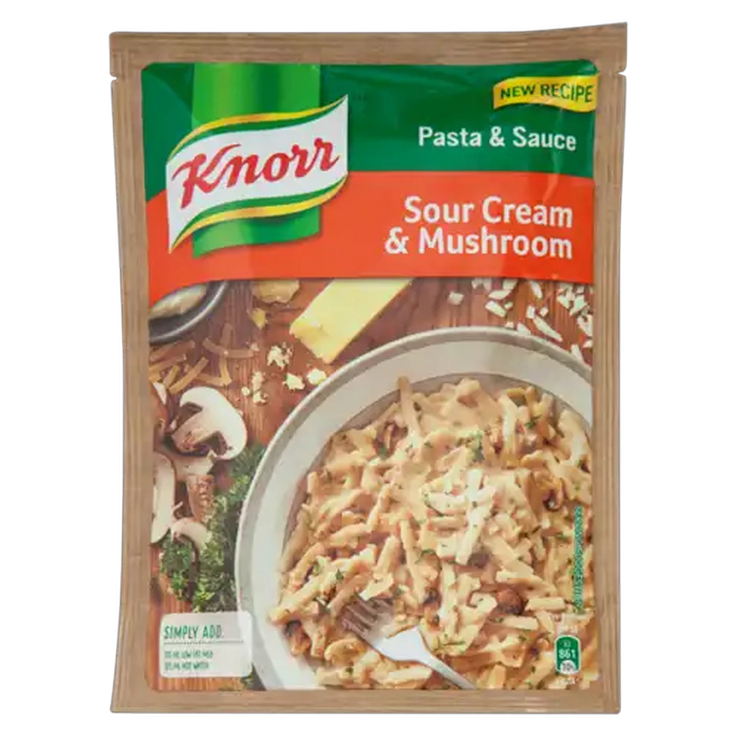 Image of Knorr Sour Cream & Mushroom Instant Pasta & Sauce 128g