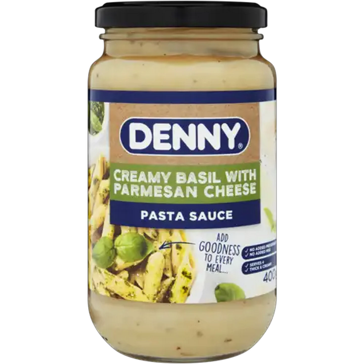 Image of DENNY Creamy Basil With Parmesan Cheese Pasta Sauce 400g