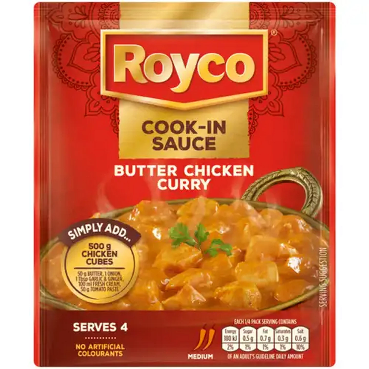 Image of Royco Butter Chicken Curry Cook-In Sauce 50g