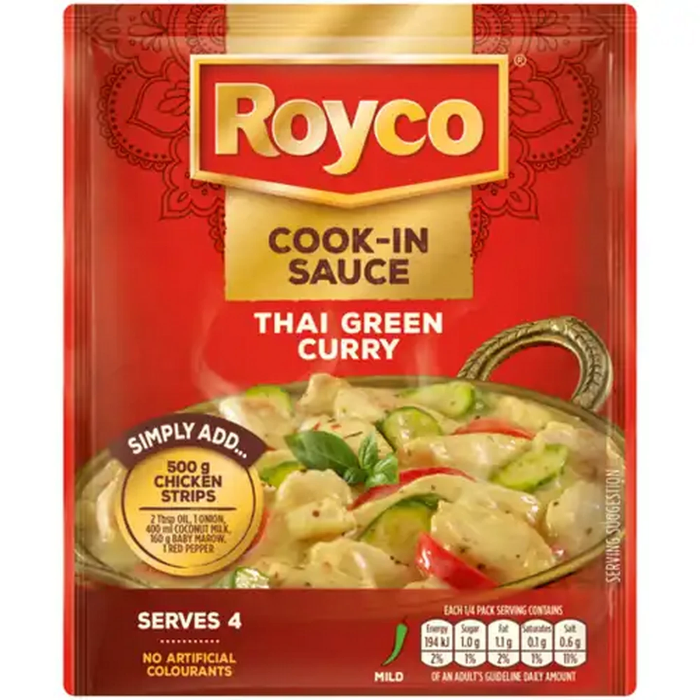 Image of Royco Thai Green Curry Cook-in Sauce 50g