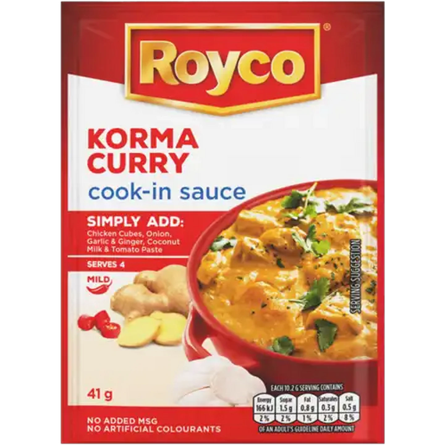 Image of Royco Korma Curry Cook-in Sauce 41g