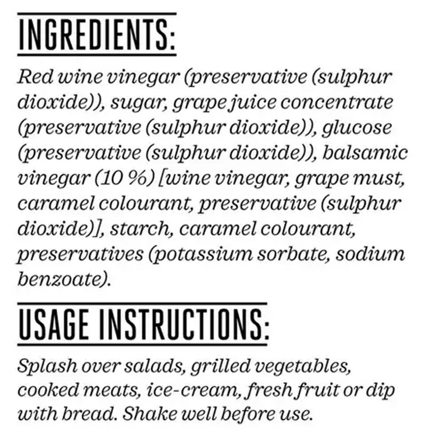 Image of Forage And Feast Plain Balsamic Glaze 150ml