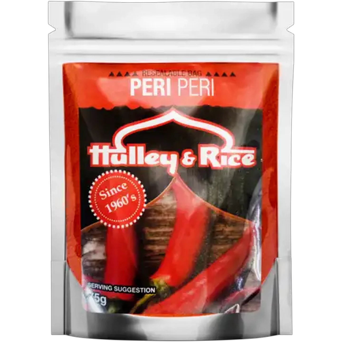Image of Hulley & Rice Peri-Peri Spice 75g