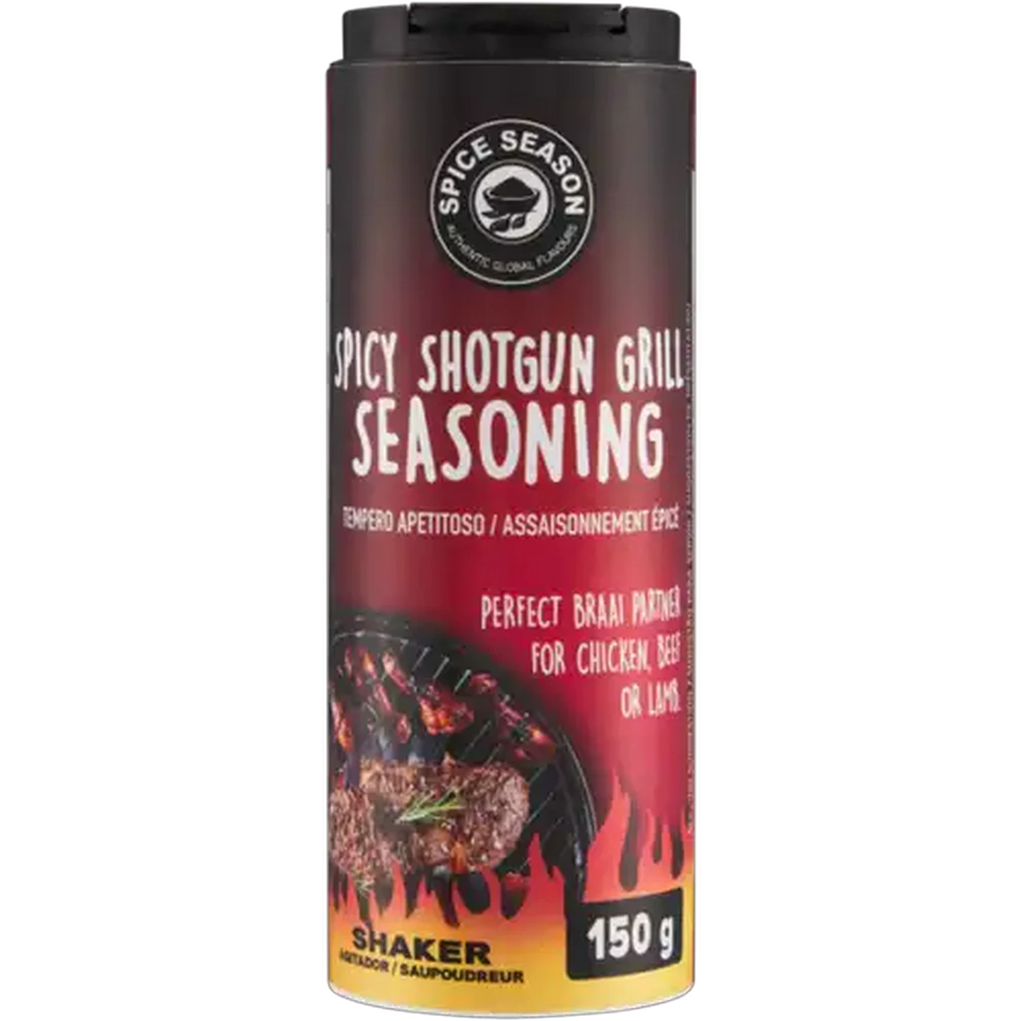 Image of Spice Season Spicy Shotgun Grill Seasoning 150g
