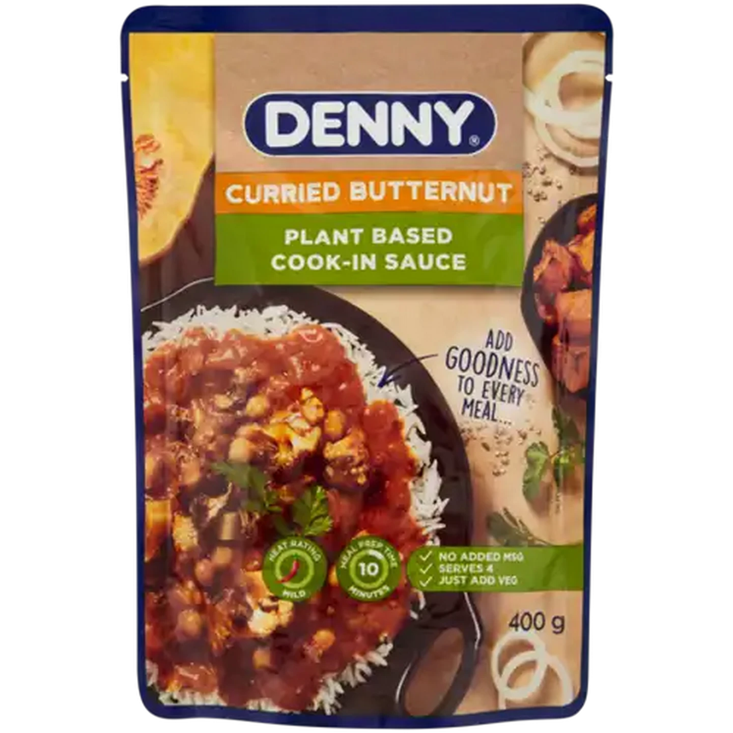 Image of DENNY Curried Butternut Cook-In Sauce 400g