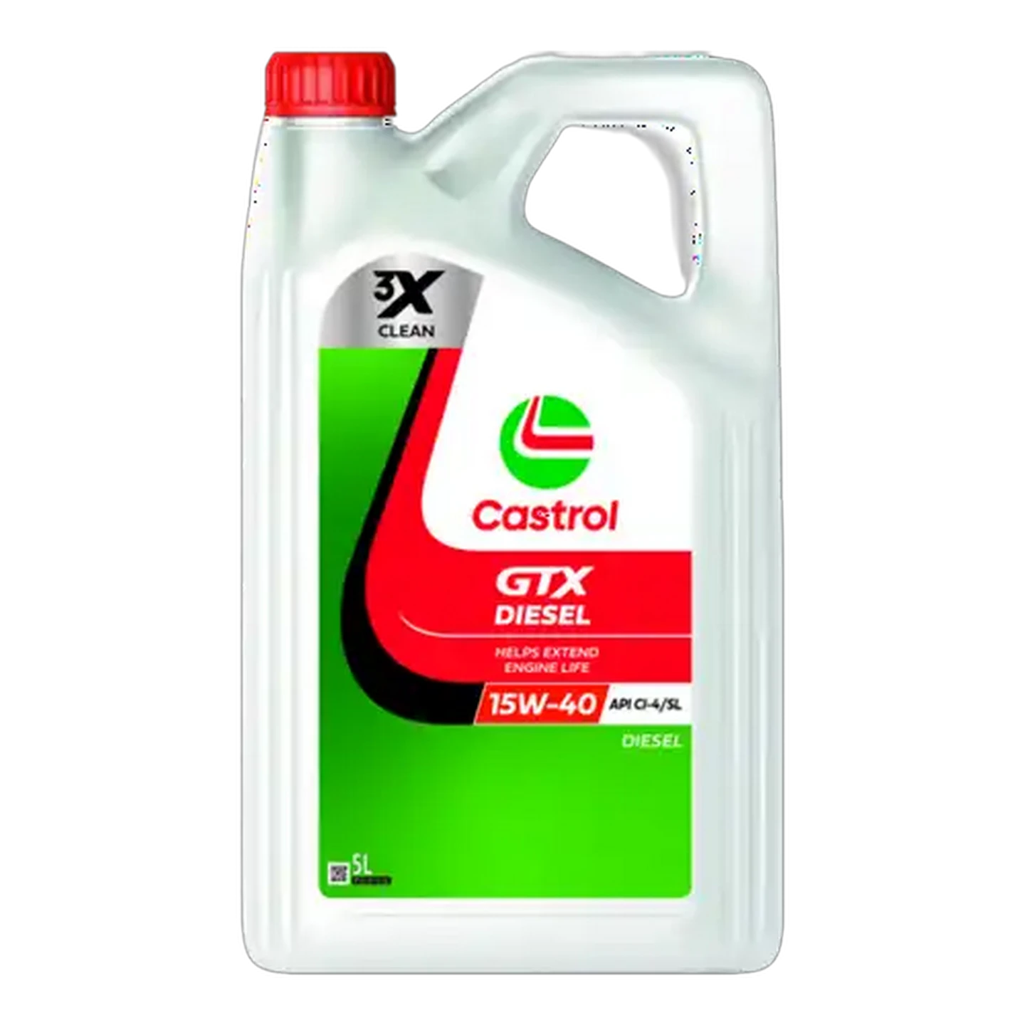 Image of Castrol GTX 15W-40 Diesel Engine Oil 5L API CI-4/SL