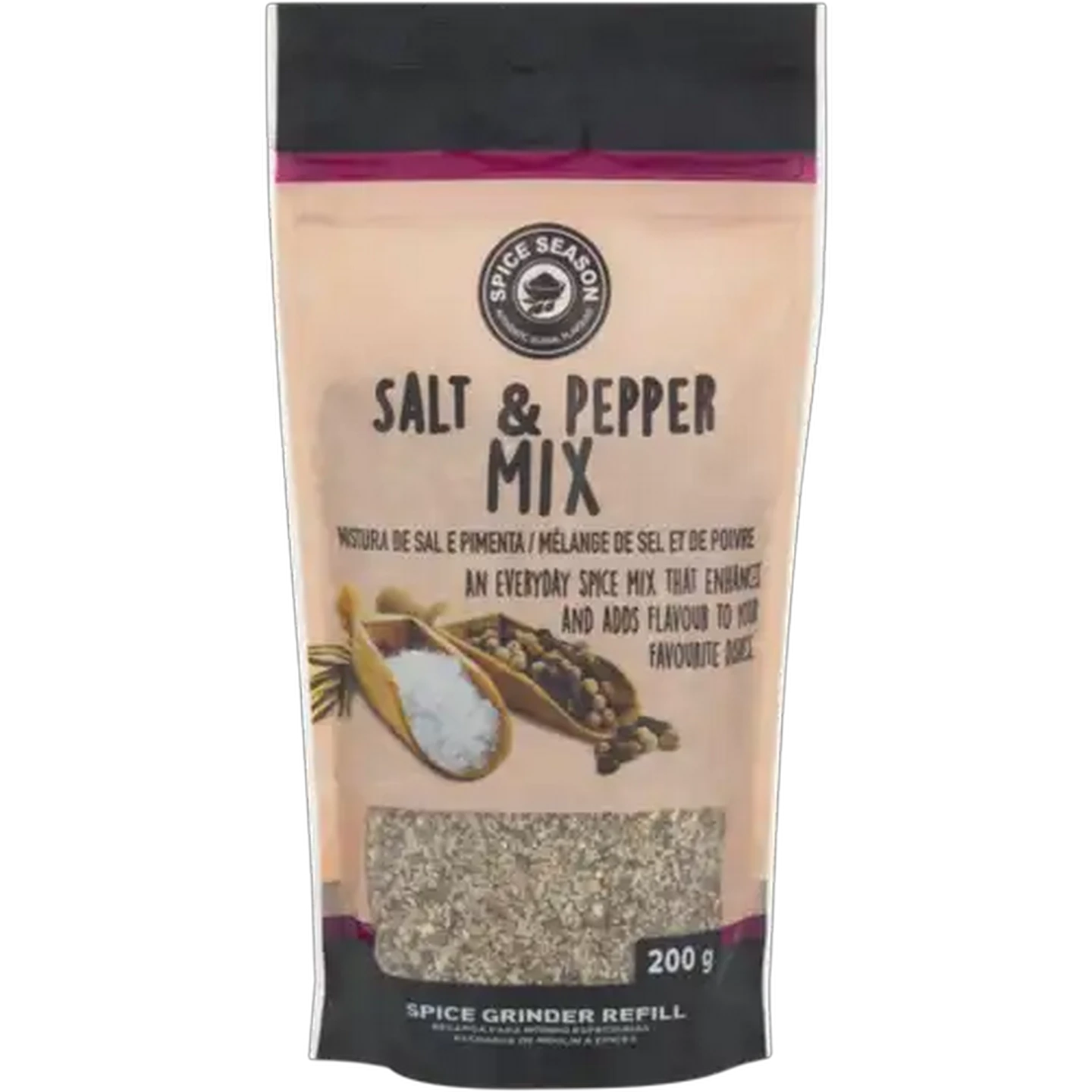 Image of Spice Season Salt & Pepper Mix Refill 200g