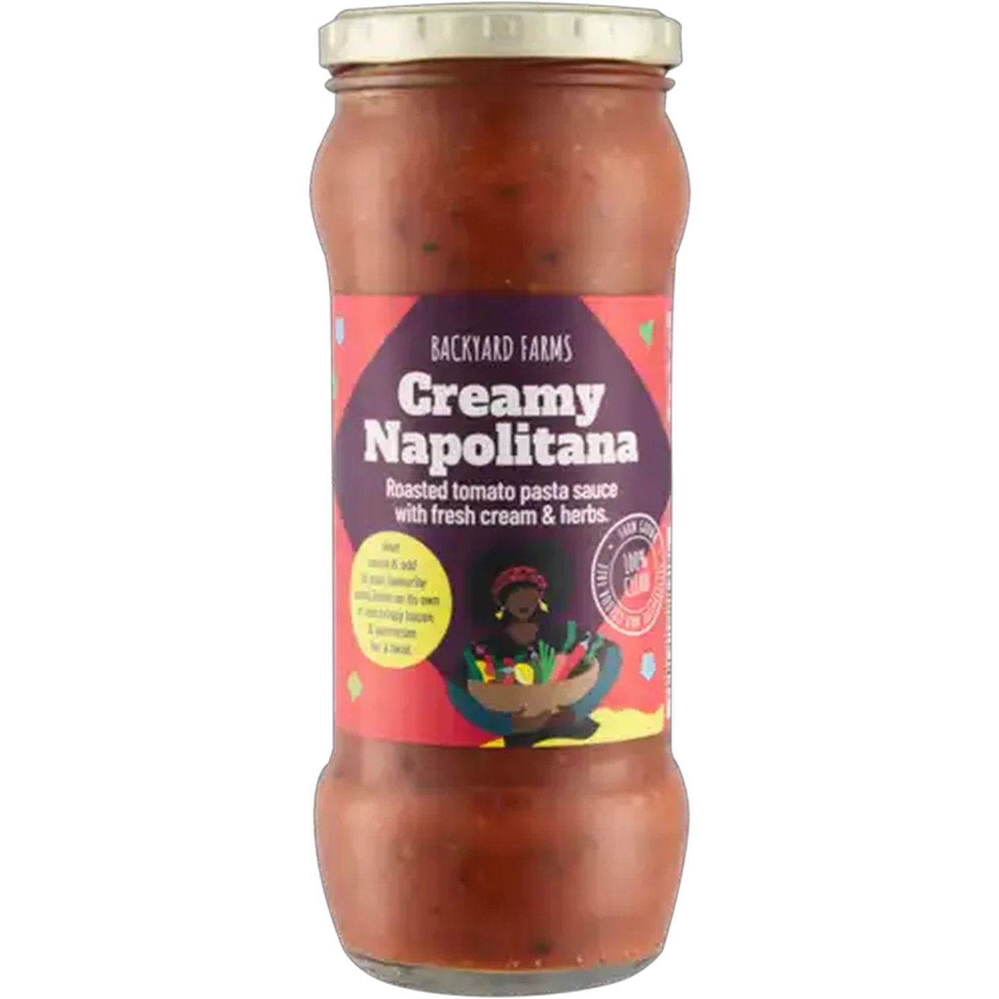 Image of Backyard Farms Creamy Napolitana Sauce 400g