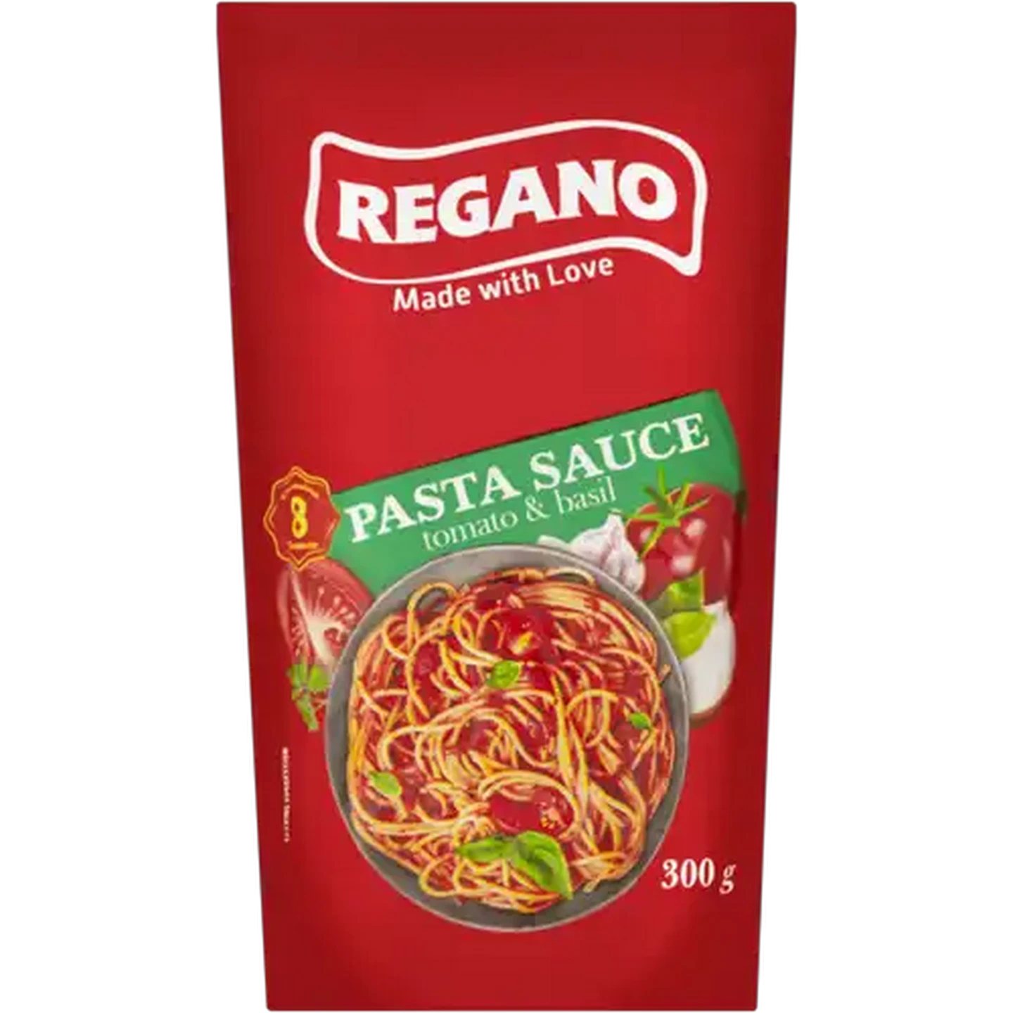 Image of Regano Tomato Basil Pasta Sauce 300g