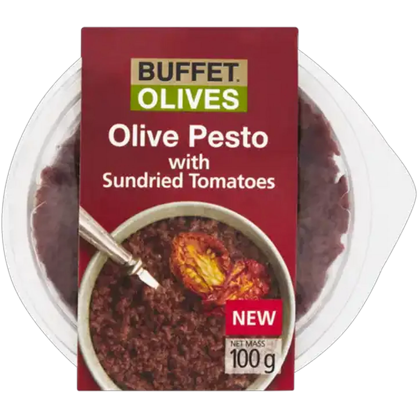 Image of Buffet Olives Pesto with Sundried Tomatoes 100g