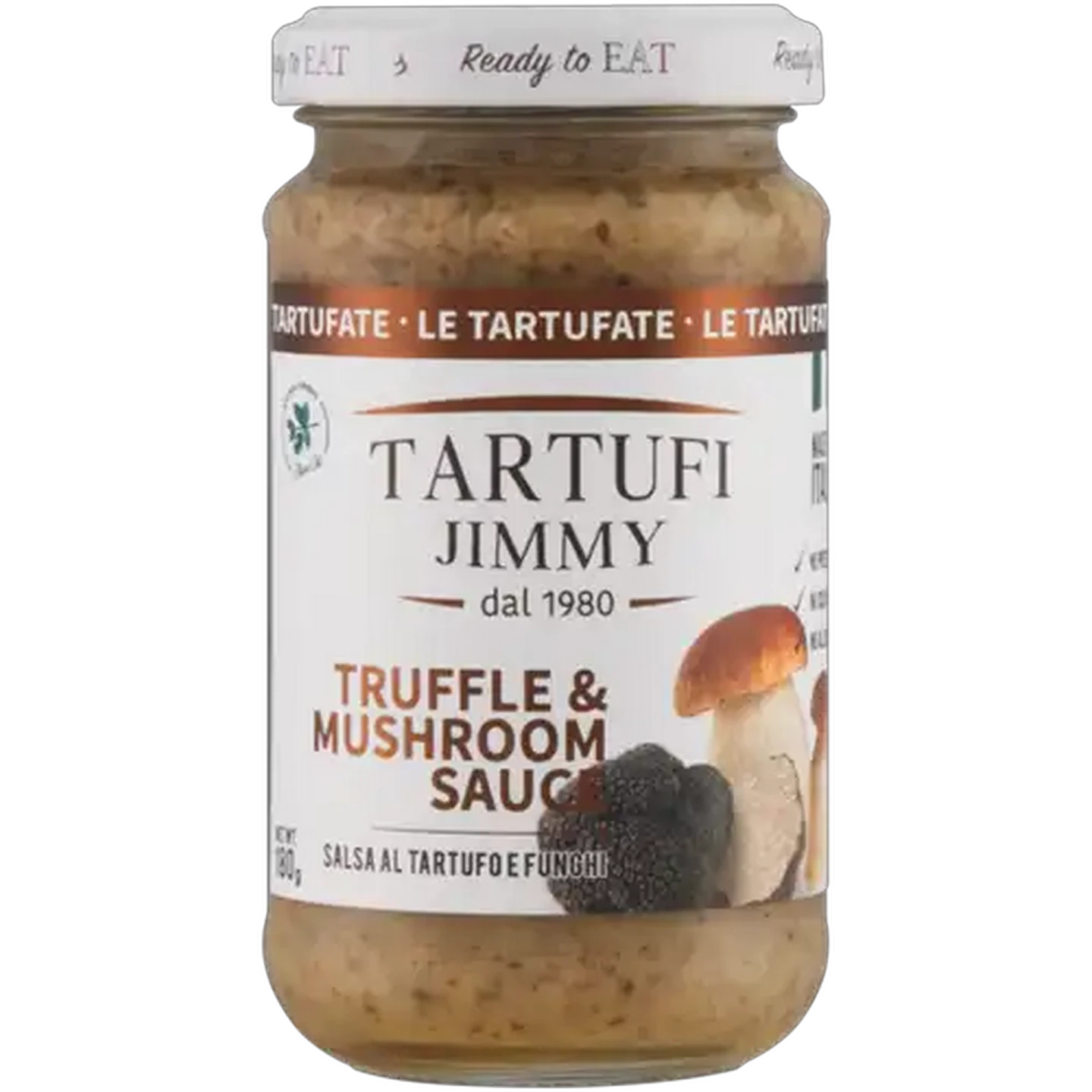 Image of Tartufi Jimmy Truffle & Mushroom Sauce 180g