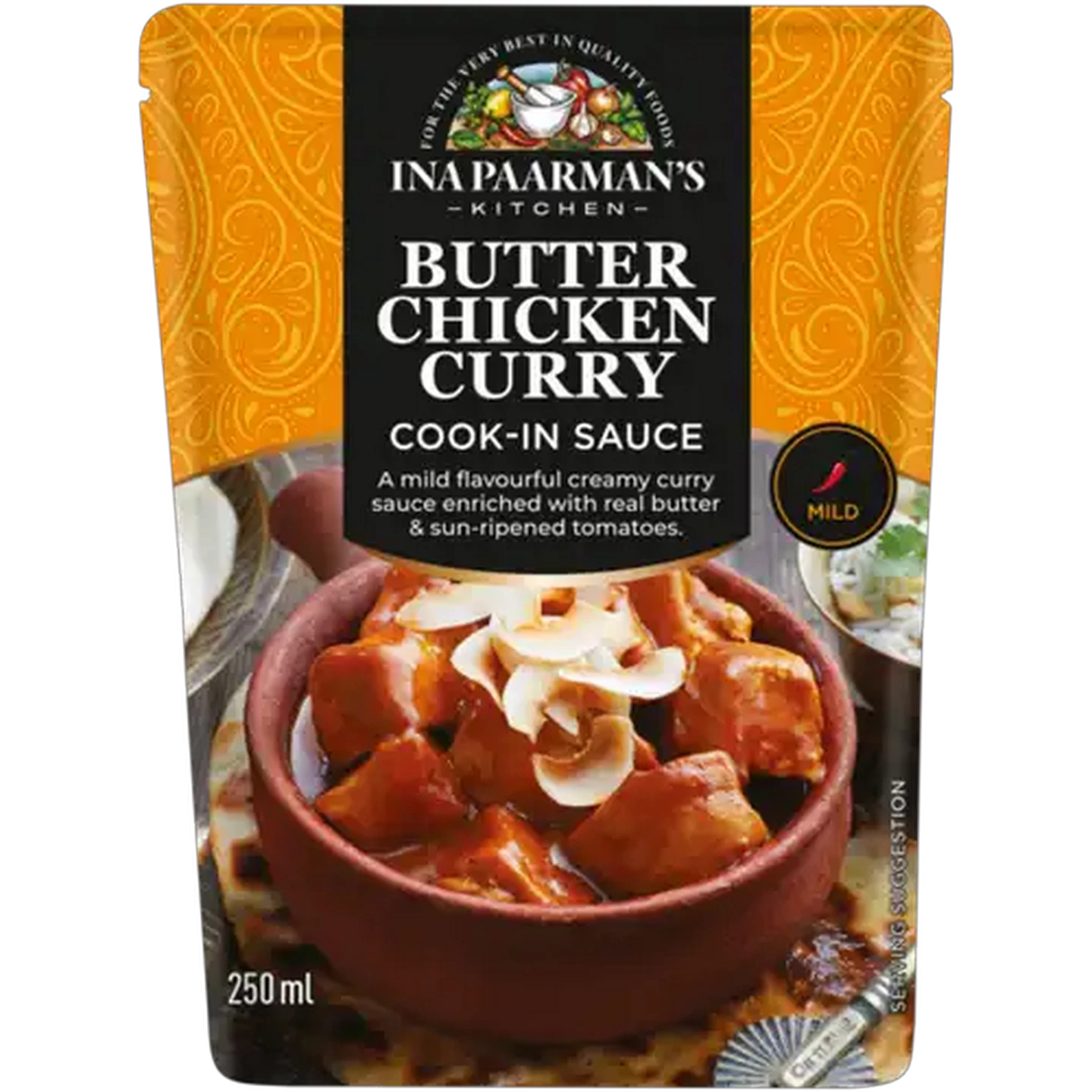 Image of Ina Paarman's Kitchen Butter Chicken Curry Cook-In Sauce 250ml