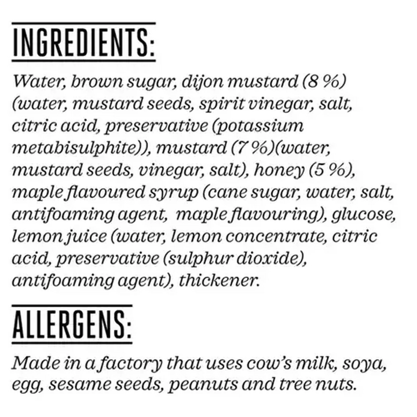 Image of Forage And Feast Honey & Mustard Glaze 130g