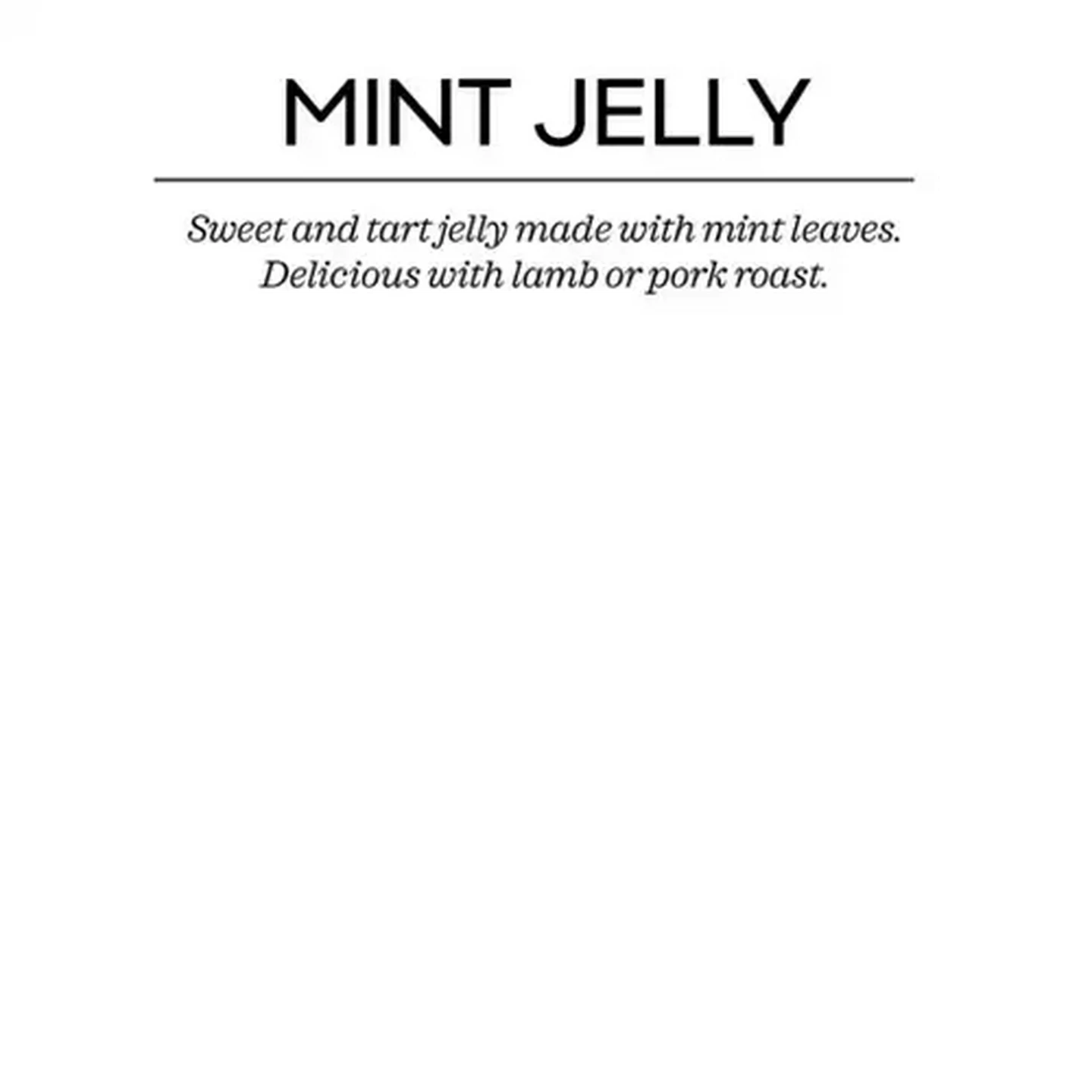 Image of Forage And Feast Mint Jelly 160g