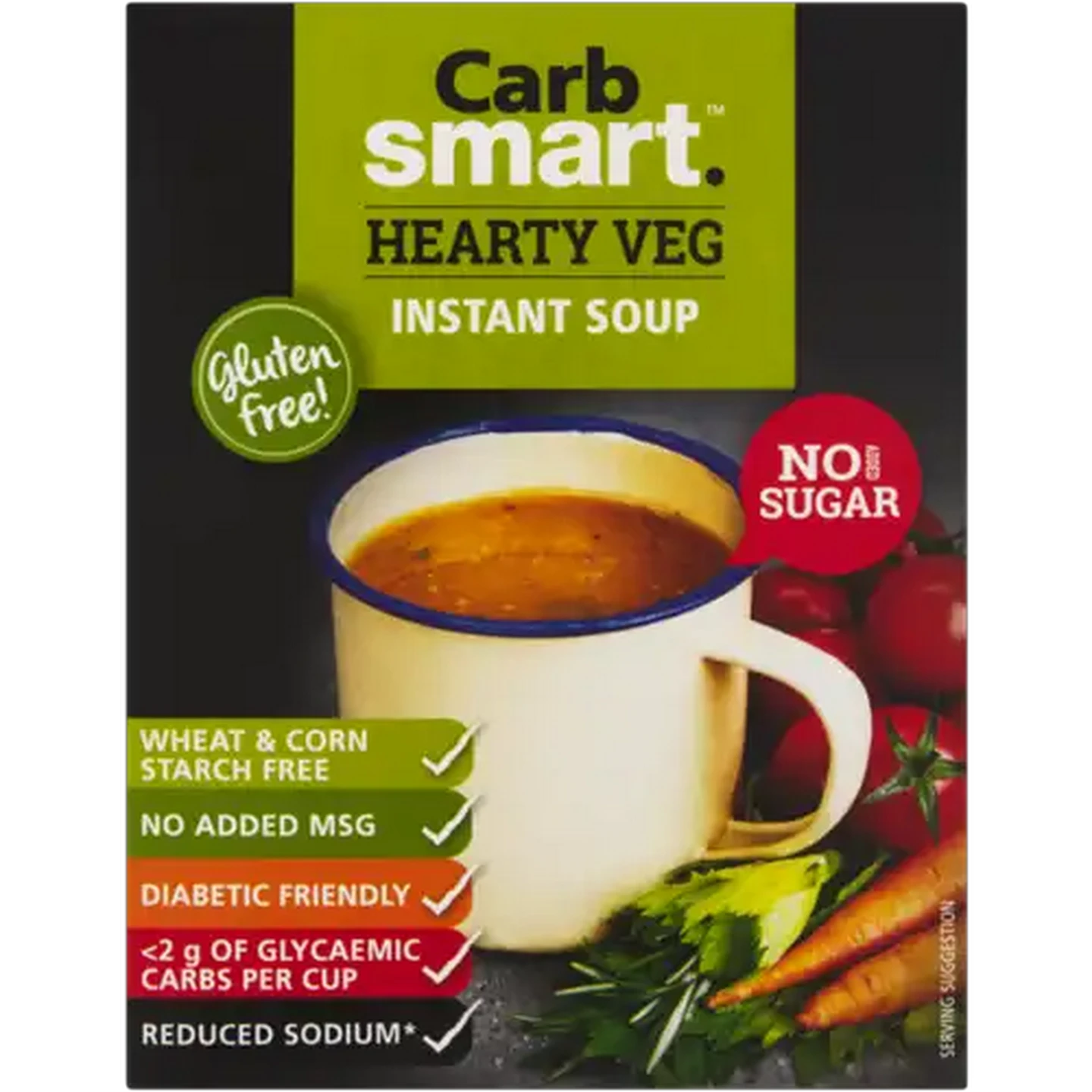 Image of Carbsmart Hearty Veg Instant Soup 4 x 17g