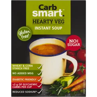 Carbsmart Hearty Veg Instant Soup 4 x 17g