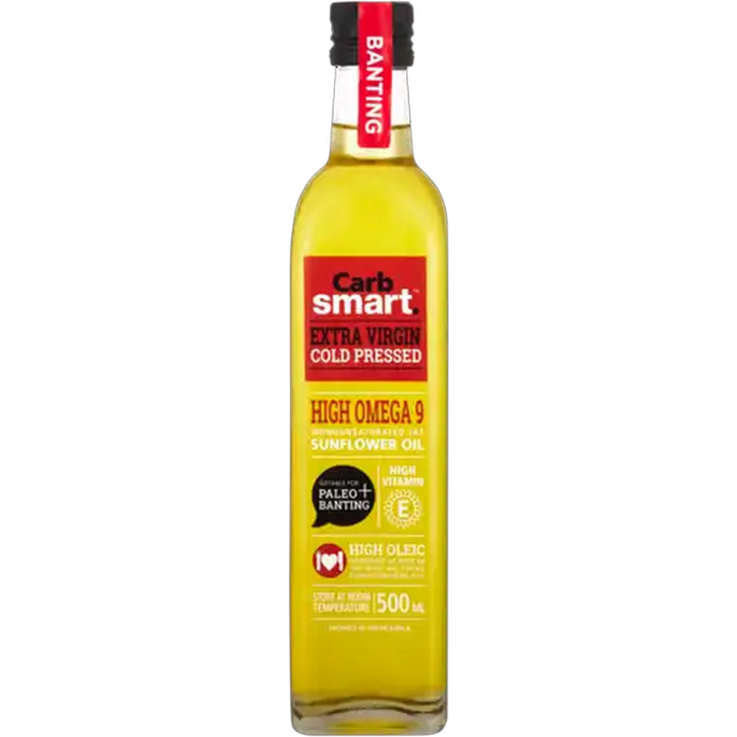 Image of Carbsmart Extra Virgin Sunflower Oil 500ml
