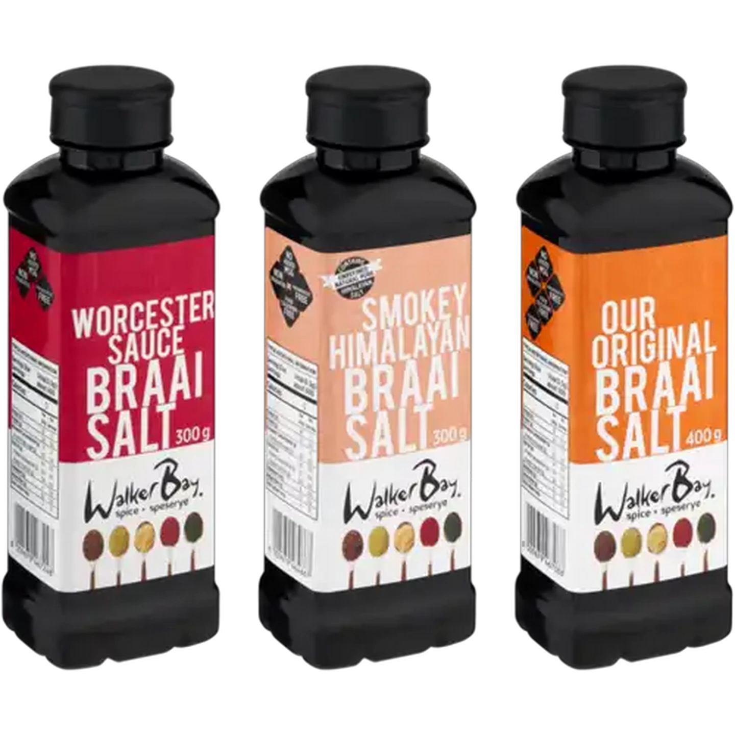 Image of Walker Bay Spice Lets Braai Spices Braaiboks 3 Pack