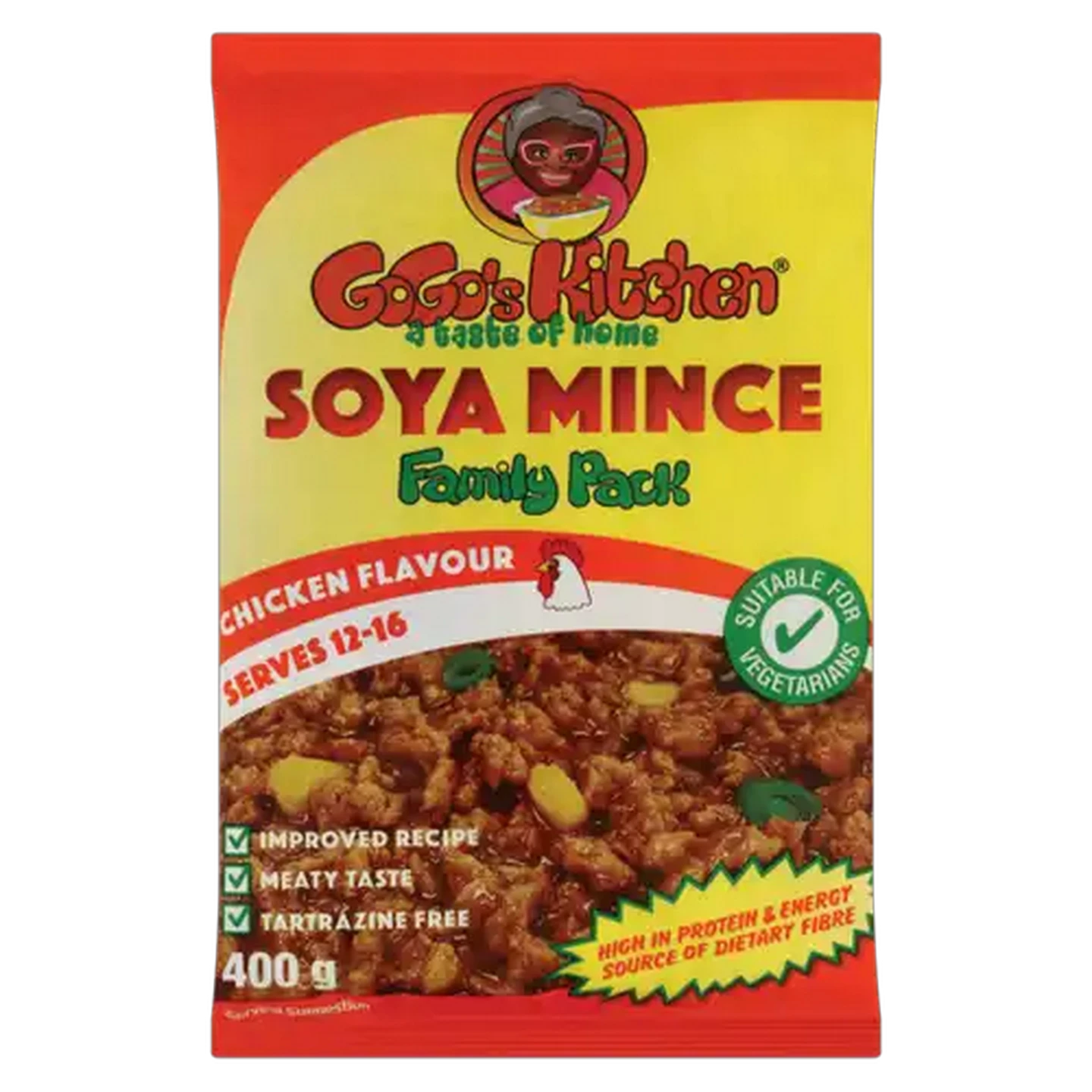 Image of GoGo's Kitchen Chicken Flavoured Soya Mince 400g