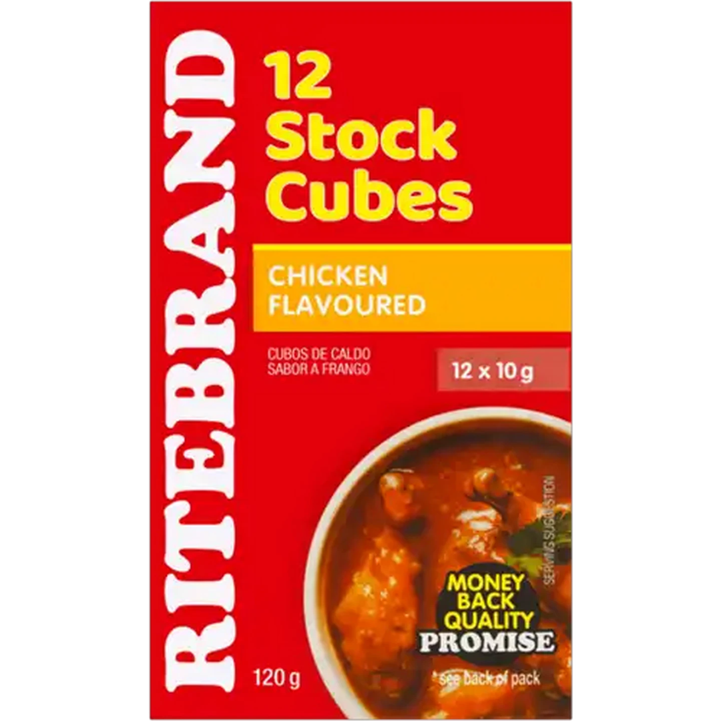 Image of Ritebrand Chicken Flavoured Stock Cubes 12 x 10g
