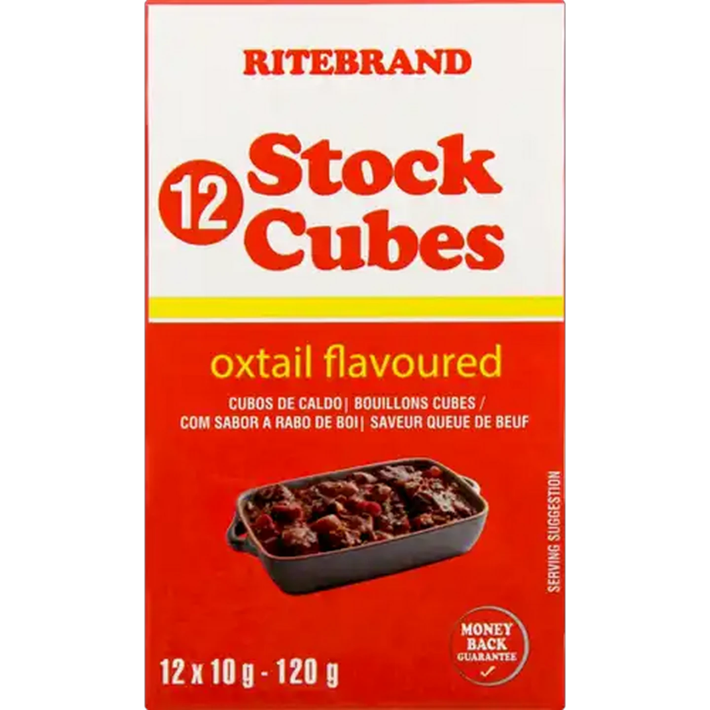 Image of Ritebrand Oxtail Flavoured Stock Cubes 12 x 10g