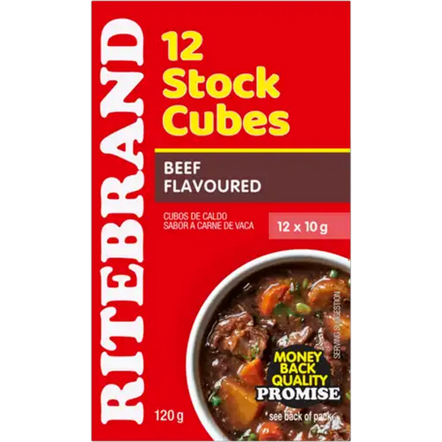 Image of Ritebrand Beef Flavoured Stock Cubes 12 x 10g