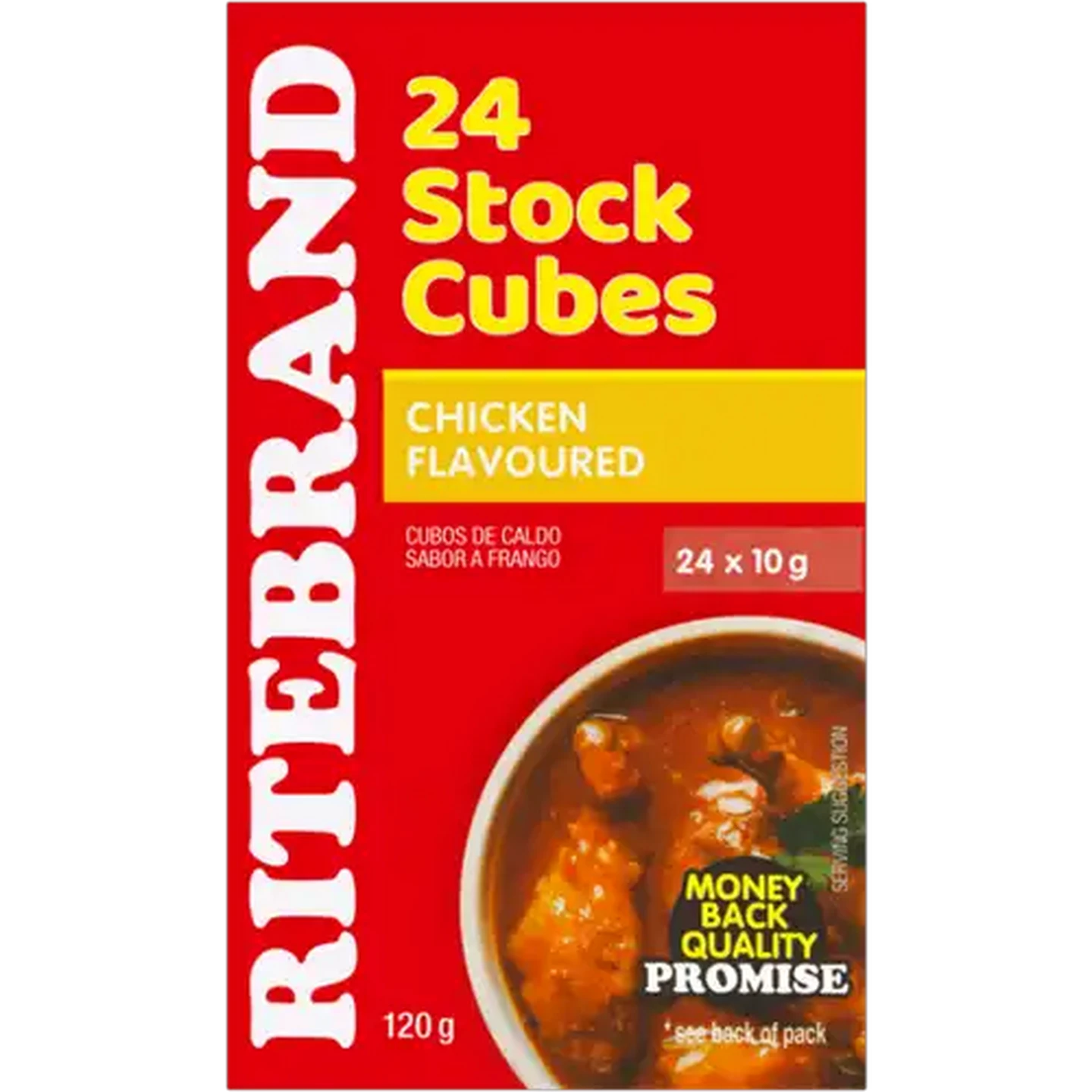 Image of Ritebrand Chicken Flavoured Stock Cubes 24 x 10g