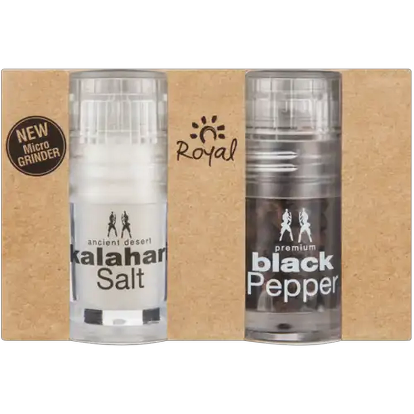 Image of Royal Kalahari Salt & Black Pepper Micro Grinder 2 x 10ml