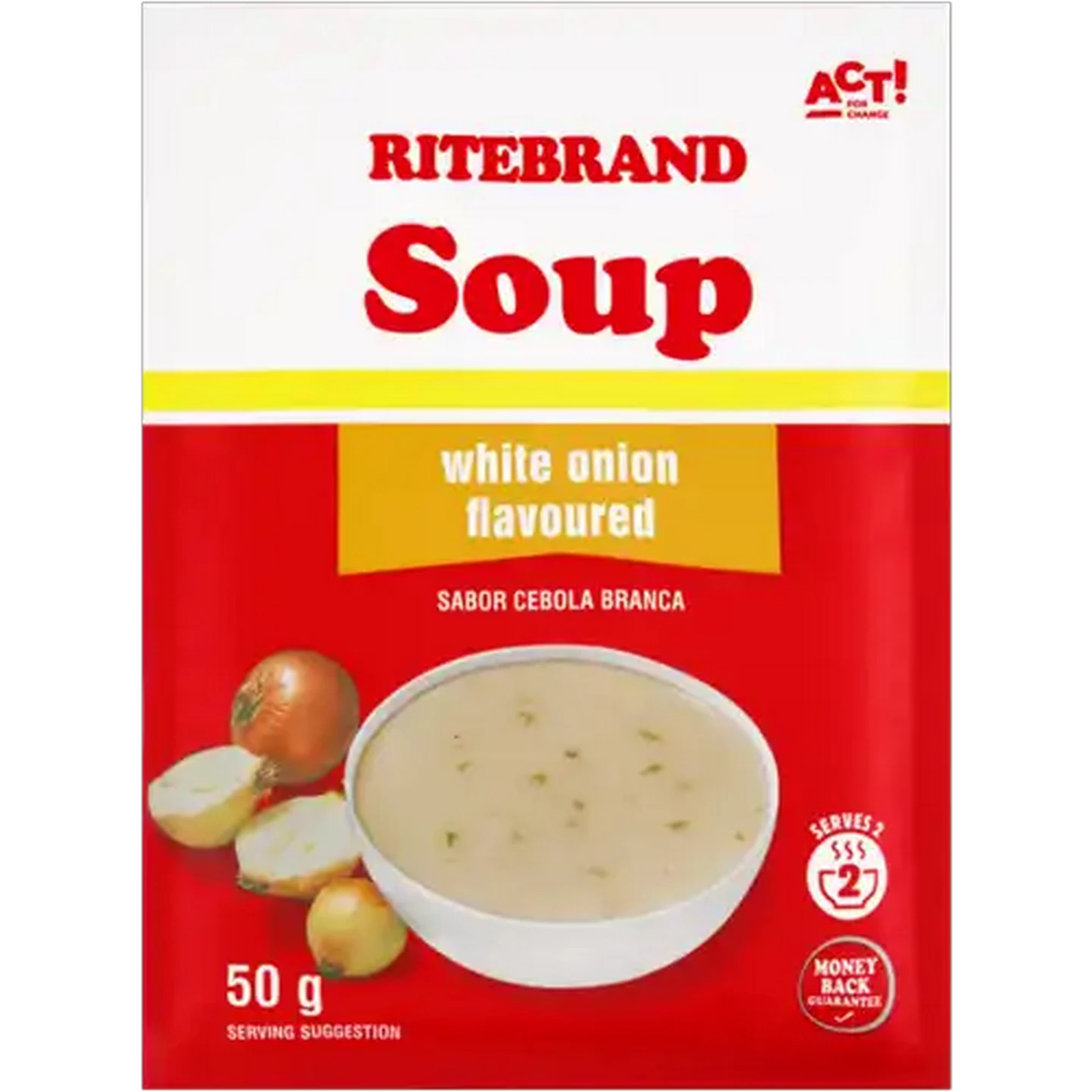 Image of Ritebrand White Onion Flavoured Instant Soup 50g