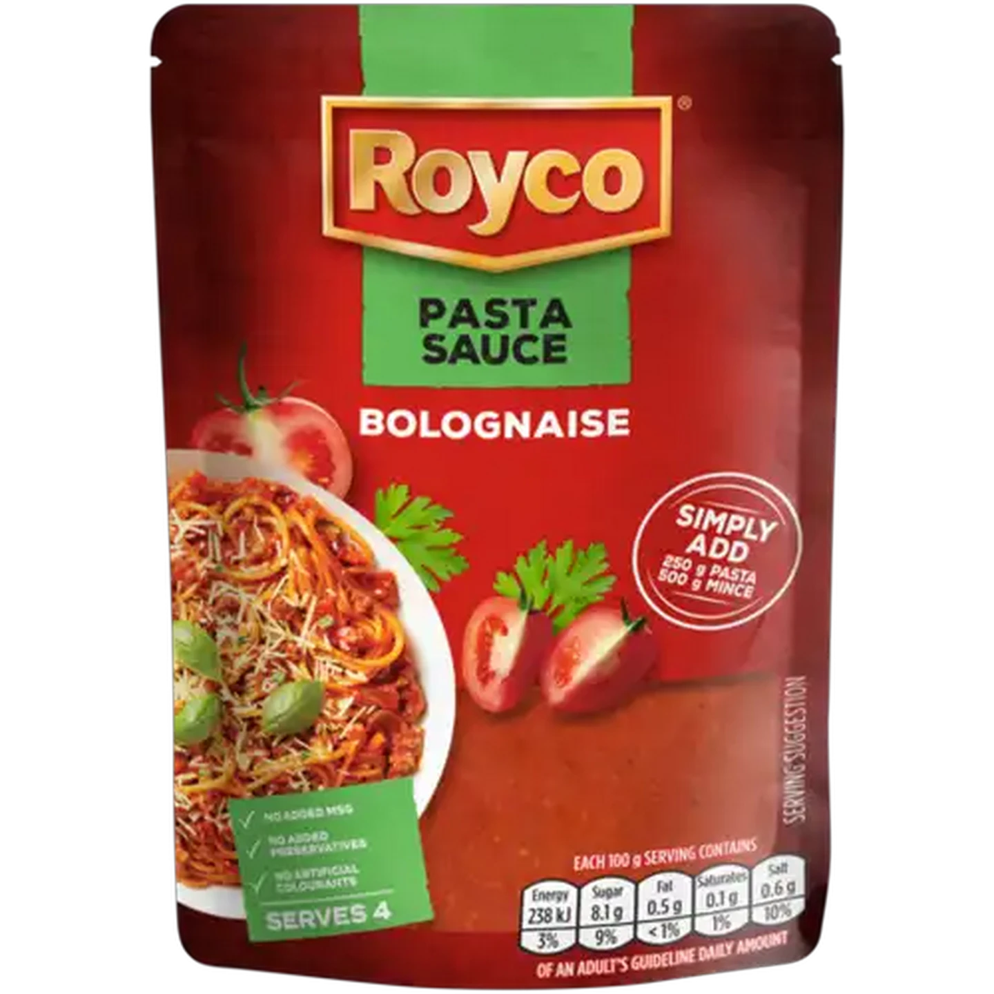 Image of Royco Bolognaise Pasta Sauce 400g
