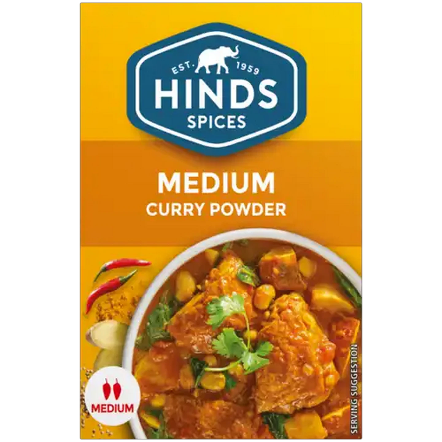 Image of Hinds Spices Medium Curry Powder 100g