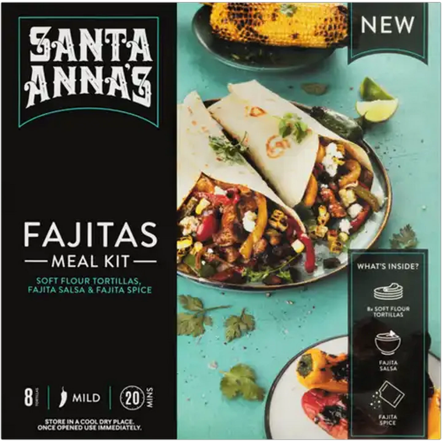 Image of Santa Anna's Mild Fajitas Meal Kit 540g