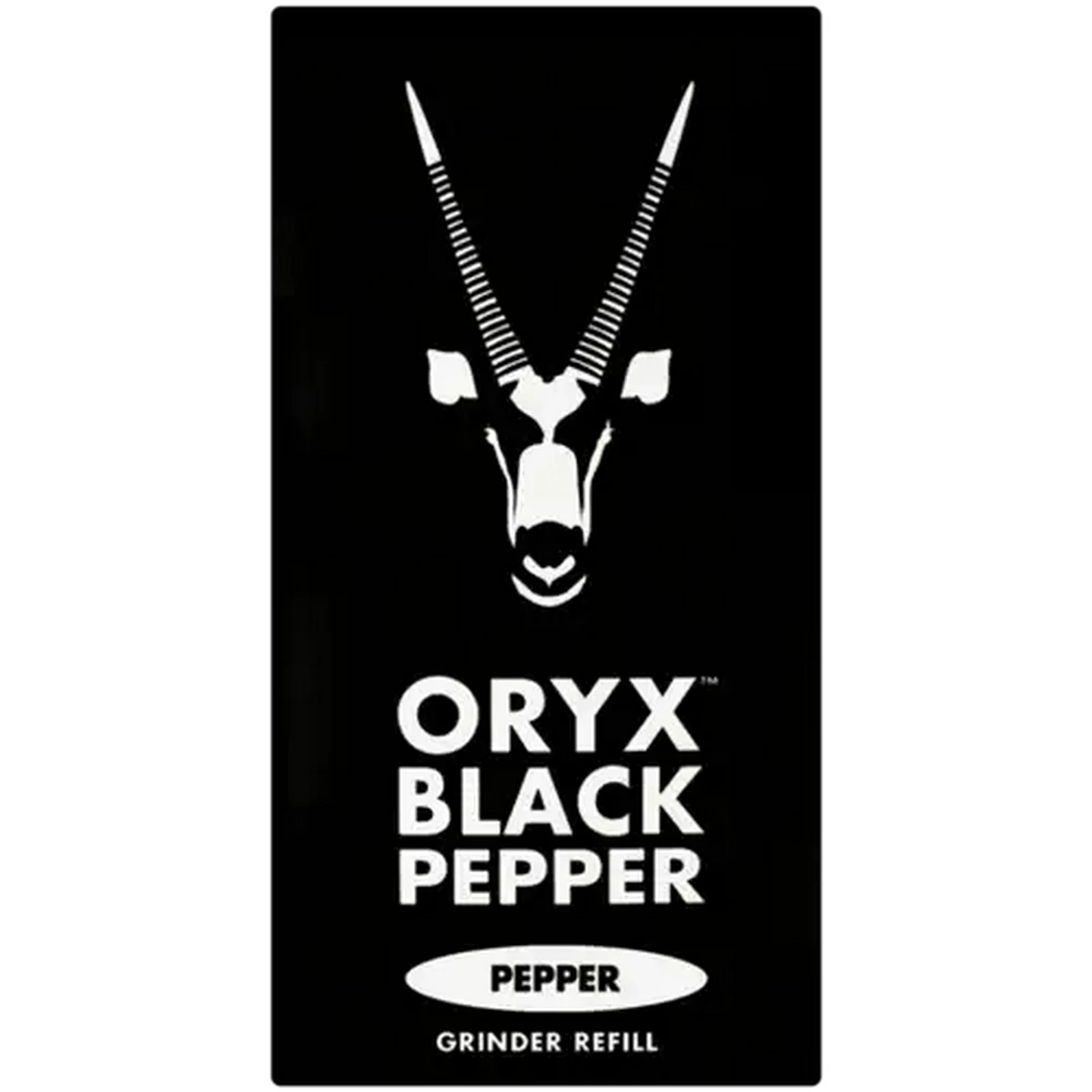 Image of Oryx Desert Salt Black Pepper Grinder Refill 100g