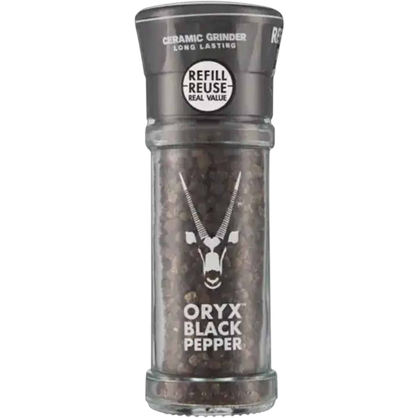 Image of Oryx Desert Salt Black Pepper Grinder 50g