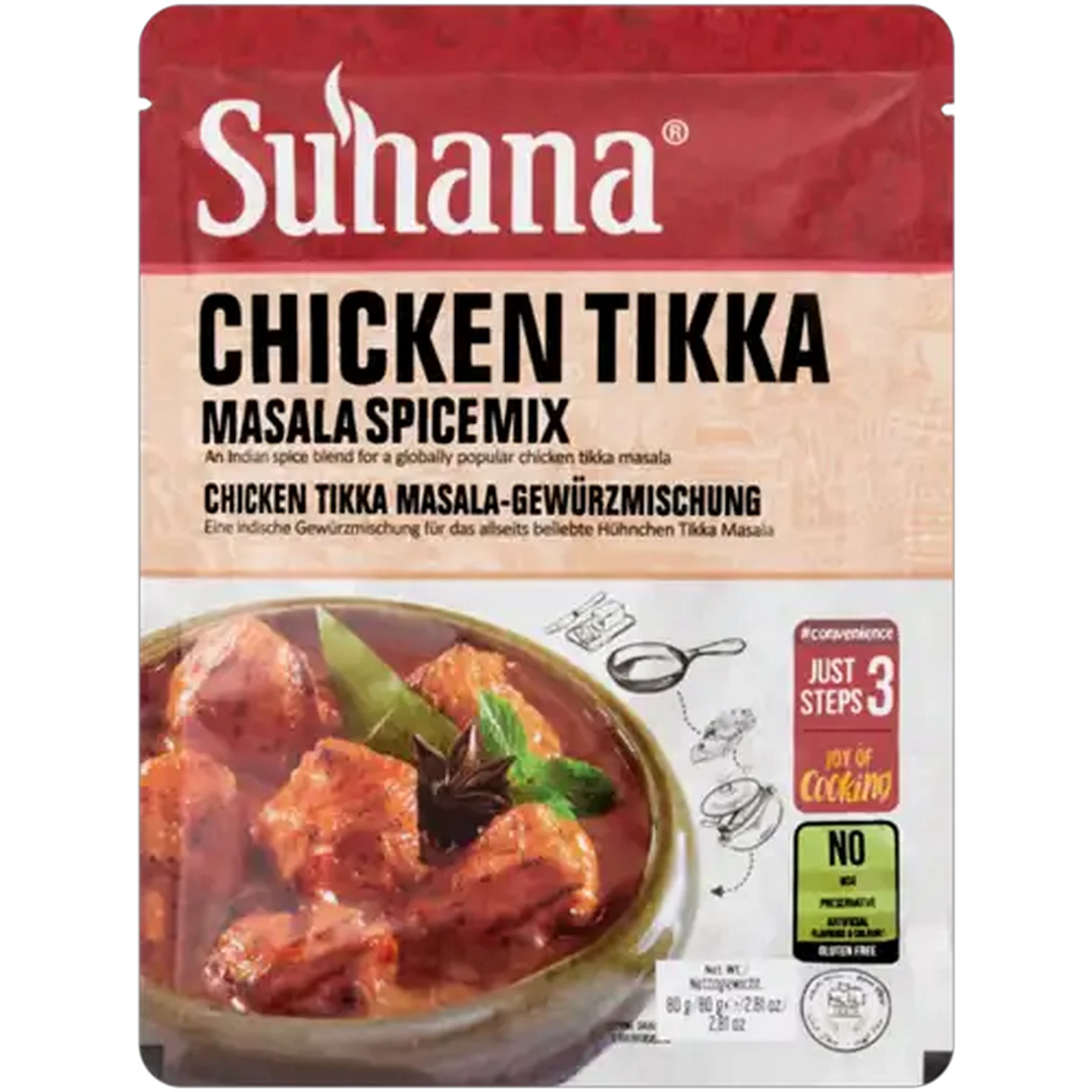 Image of Suhana Chicken Tikka Masala Spice Mix 80g