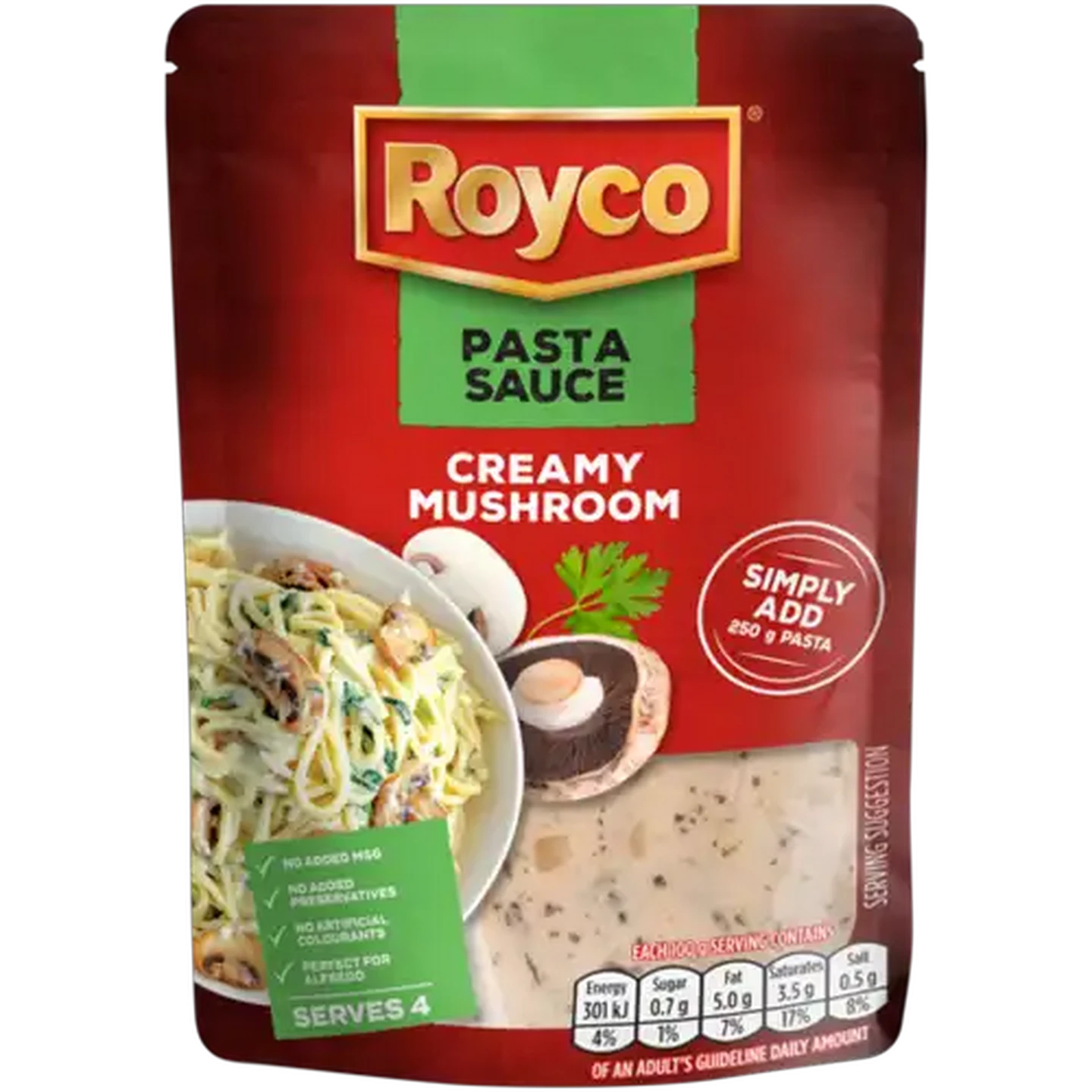 Image of Royco Creamy Mushroom Pasta Sauce 400g