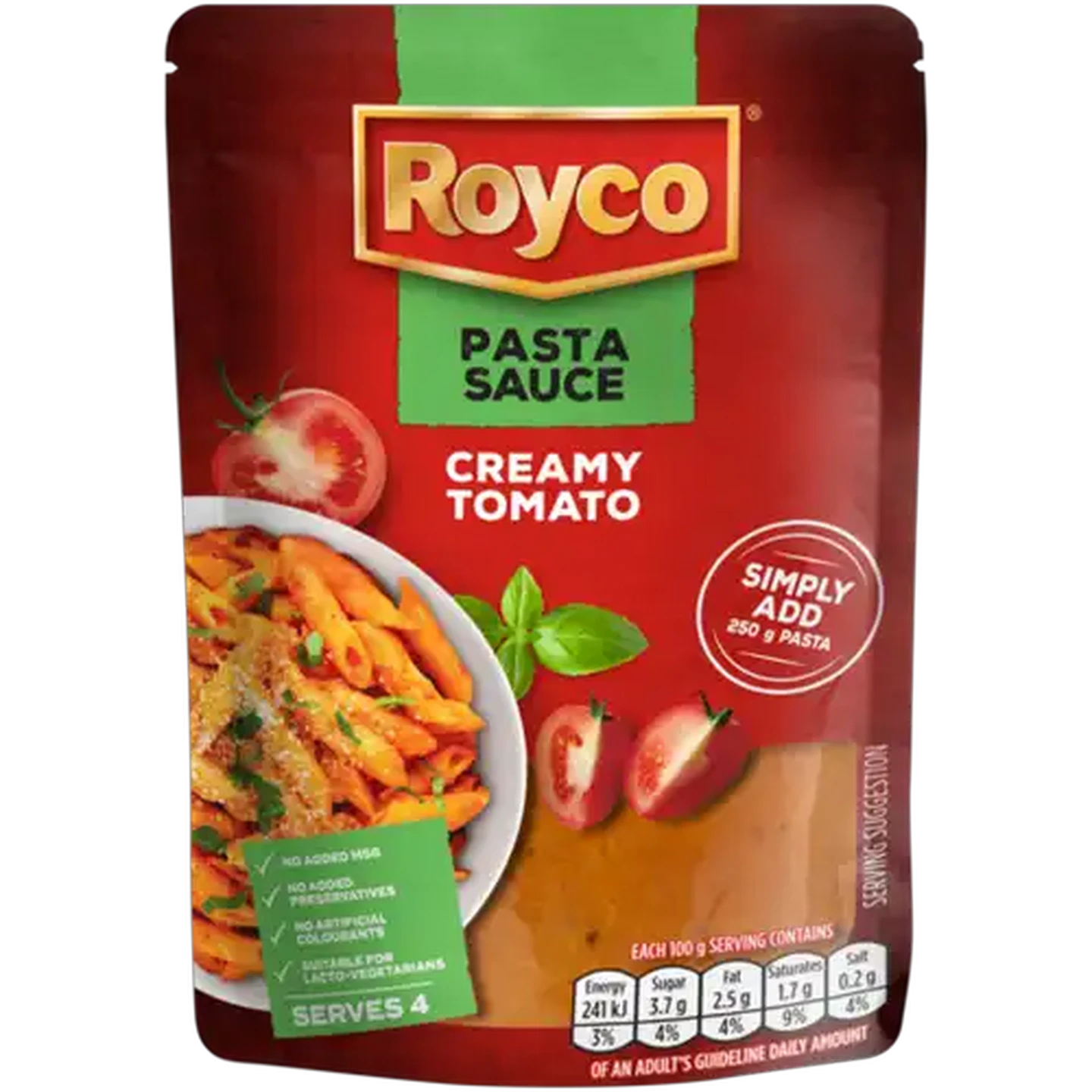 Image of Royco Creamy Tomato Pasta Sauce 400g