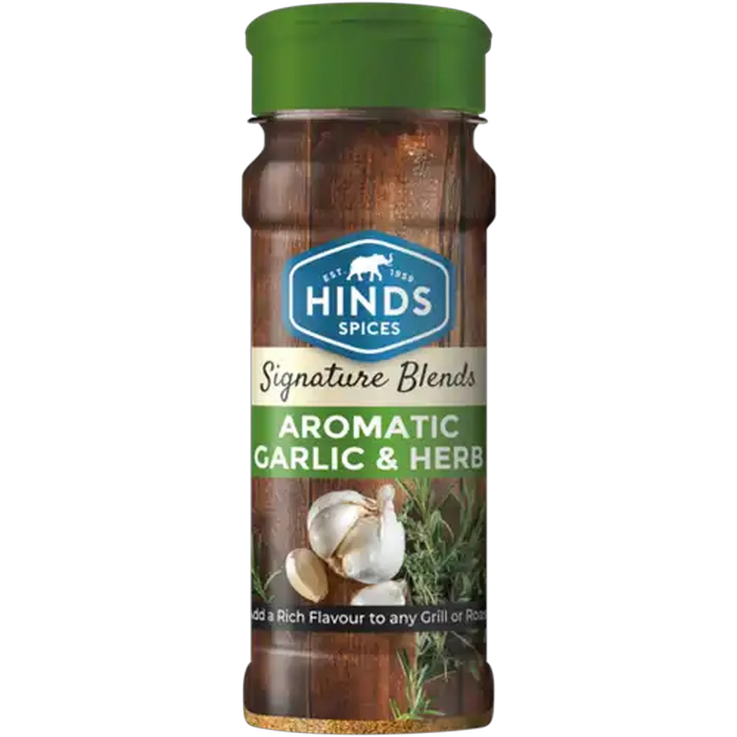 Image of Hinds Spices Signature Blends Aromatic Garlic & Herb Seasoning 200ml