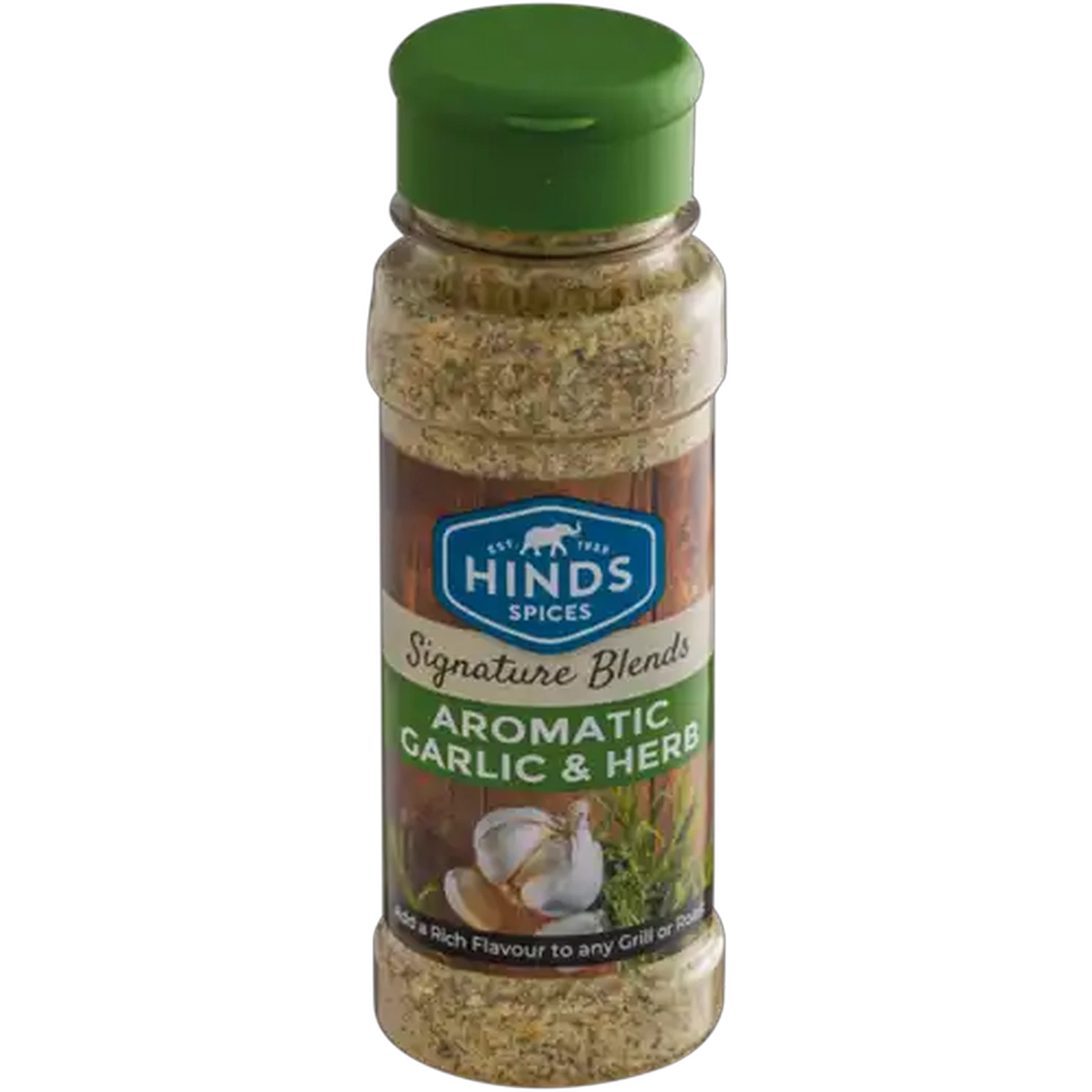 Image of Hinds Spices Signature Blends Aromatic Garlic & Herb Seasoning 200ml
