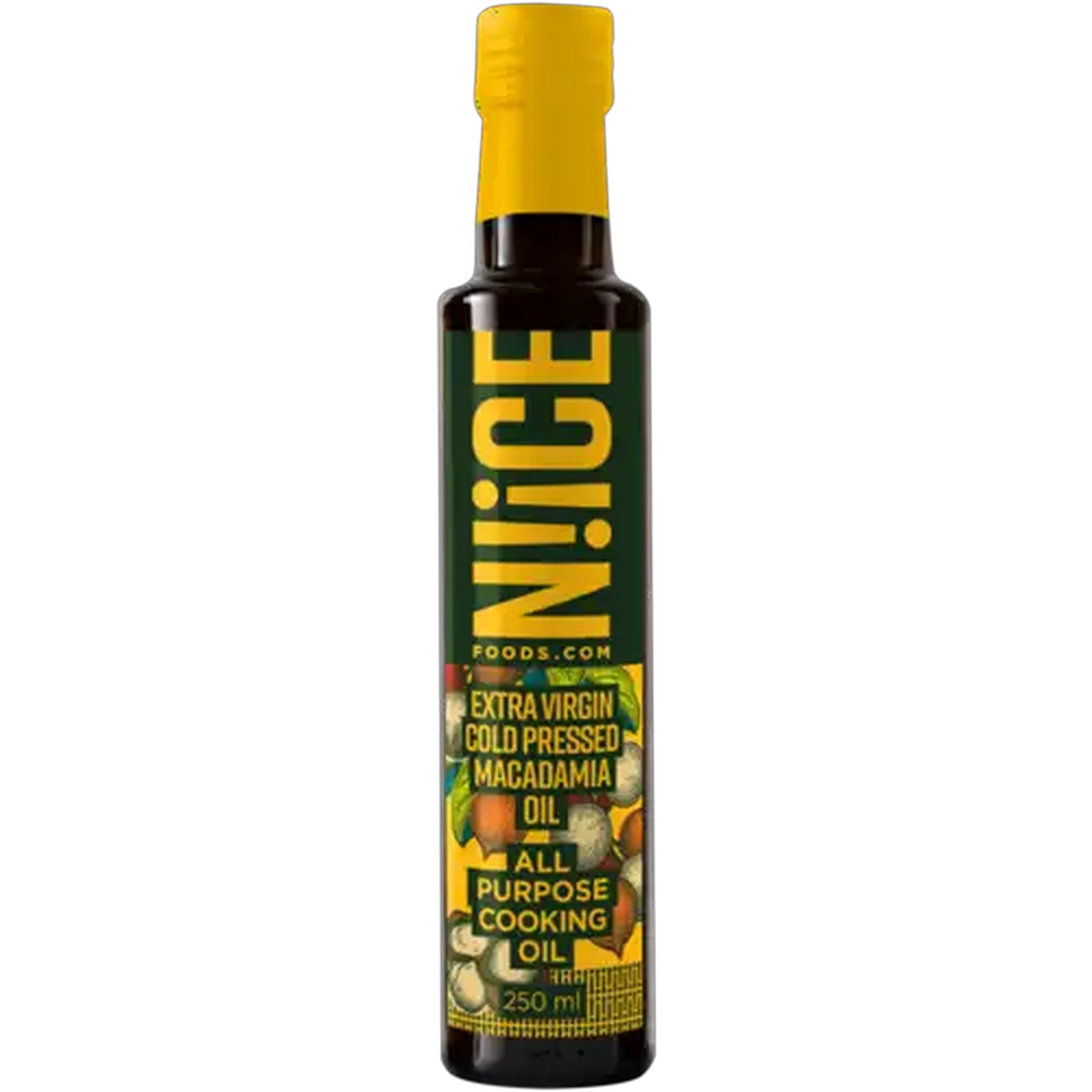 Image of Niice Foods Extra Virgin Cold Pressed Macadamia Oil 250ml