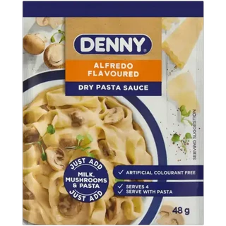 DENNY Alfredo Flavoured Dry Pasta Sauce 48g