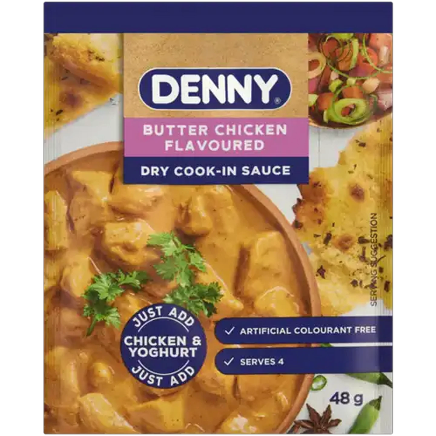 Image of DENNY Butter Chicken Flavoured Dry Cook-In Sauce 48g