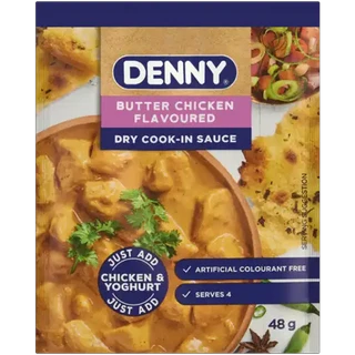 DENNY Butter Chicken Flavoured Dry Cook-In Sauce 48g